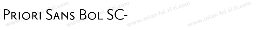 Priori Sans Bol SC字体转换
